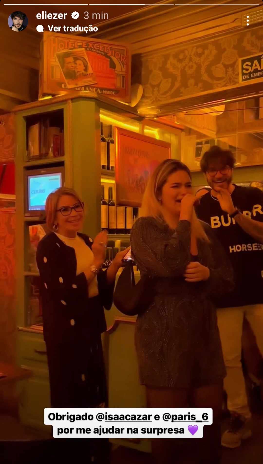 Eliezer emociona Viih Tube com festa de aniversário surpresa: