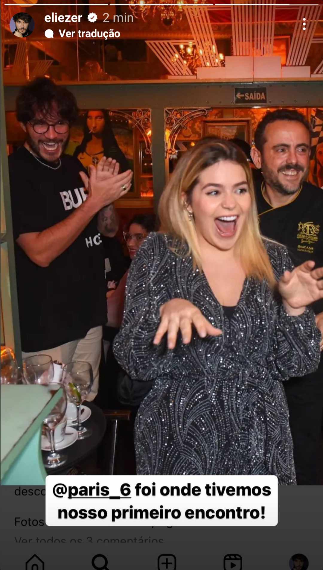 Eliezer emociona Viih Tube com festa de aniversário surpresa: