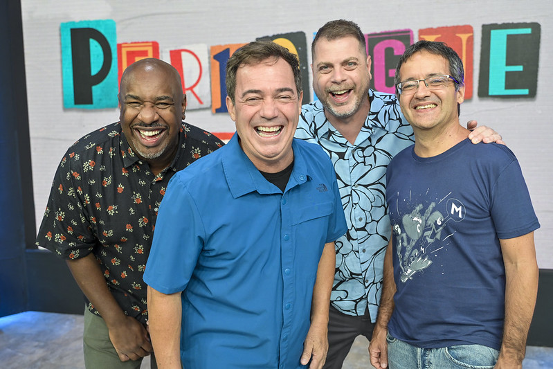 Tatola Godas, Dennys Motta, Angelo Campos e Ricardinho Mendonça - Crédito da Foto: Renato Pizzutto / Band