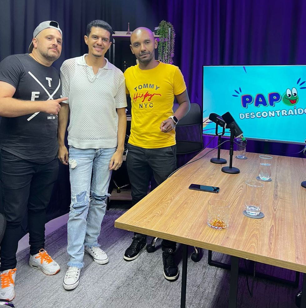 Danilo Rasquinho no PodCast Papo Descontraído - Foto: Divulgação