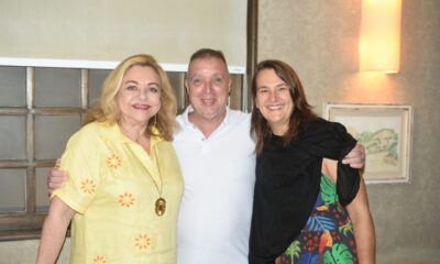 Bernadete Simonelli, Bayard Boiteux e Martina Farmbauer - Fotos: Messias Martins