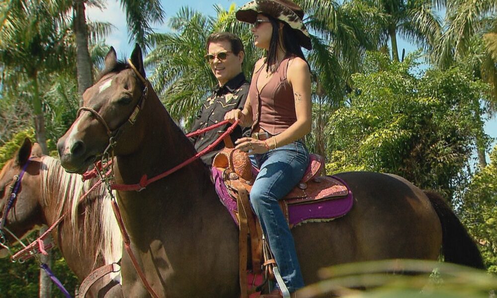 Celso Portiolli visita rancho de Ana Castela - Foto: Divulgação / SBT