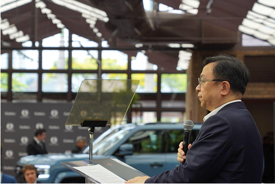 Créditos da foto: Wang Chuanfu, fundador e CEO da BYD