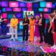 Apresentadora participa do programa ao lado de Luiza Brunet, Isadora Ribeiro e Magda Cotrofê Nani Venâncio será uma das convidadas do “Caldeirão com Mion” deste sábado, 12. A apresentadora integra o time de Musas ao lado de Luiza Brunet, Isadora Ribeiro e Magda Cotrofê, nomes que marcaram os anos 80. Créditos da Foto: Divulgação No programa, o quarteto participa do “Tem Ou Não Tem”, game em que os participantes precisam acertar as respostas mais populares dadas pelos brasileiros para perguntas sobre diferentes assuntos. Créditos da Foto: Divulgação Créditos da Foto: Divulgação O time das Musas enfrenta o Humor Cearense, formado por Tadeu Mello, Matheus Ceará, Adamastor Pitaco e Rossicléa. A participação promete colocar os anos 80 novamente em destaque na televisão. Créditos da Foto: Divulgação Créditos da Foto: Divulgação Créditos da Foto: Divulgação
